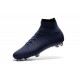 Nouveau Chaussure de Football Nike Mercurial Superfly CR FG Bleu Foncé