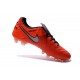 Hommes 2016 Nike Tiempo Legend VI FG Crampons Nike Orange Noir Gris