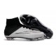 Nouveau Chaussure de Football Nike Mercurial Superfly CR FG Blanc Noir Cuir