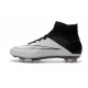 Nouveau Chaussure de Football Nike Mercurial Superfly CR FG Blanc Noir Cuir