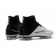 Nouveau Chaussure de Football Nike Mercurial Superfly CR FG Blanc Noir Cuir