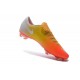 Chaussure de Football Hommes Nike Mercurial Vapor 10 FG Orange Jaune Or Blanc