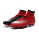 Nouveau Chaussure de Football Nike Mercurial Superfly CR FG Rouge Noir Blanc