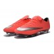Chaussure de Football Hommes Nike Mercurial Vapor 10 FG Mangue Argent Turquoise