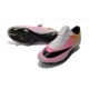 Nouvelle Chaussure de Football Nike Mercurial Vapor X FG Blanc Noir Volt Orange Total
