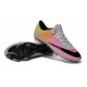 Nouvelle Chaussure de Football Nike Mercurial Vapor X FG Blanc Noir Volt Orange Total