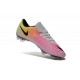 Nouvelle Chaussure de Football Nike Mercurial Vapor X FG Blanc Noir Volt Orange Total