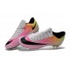 Nouvelle Chaussure de Football Nike Mercurial Vapor X FG Blanc Noir Volt Orange Total