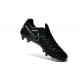 Hommes 2016 Nike Tiempo Legend VI FG Crampons Nike Noir Bleu