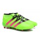 Nouvelles - Chaussures adidas ACE 16.1 Primeknit FG/AG Vert Rose Noir