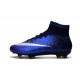 2016 Nouvelle Chaussure Nike Mercurial Superfly IV FG Bleu Royal Argent Bleu