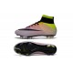 Nouveau Chaussure de Football Nike Mercurial Superfly CR FG Blanc Noir Volt Orange Total