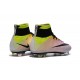 Nouveau Chaussure de Football Nike Mercurial Superfly CR FG Blanc Noir Volt Orange Total