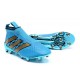 Adidas Ace16+ Purecontrol FG/AG Chaussures de Football Pour Homme Bleu Or