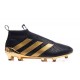 Adidas Ace16+ Purecontrol FG/AG Chaussures de Football Pour Homme Paul Pogba Or Noir