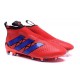 Adidas Ace16+ Purecontrol FG/AG Chaussures de Football Pour Homme Rouge Bleu
