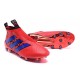 Adidas Ace16+ Purecontrol FG/AG Chaussures de Football Pour Homme Rouge Bleu