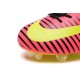 Chaussures Nike Football Hommes - Nike Mercurial Vapor 11 FG Rose Volt Noir
