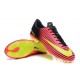 Chaussures Nike Football Hommes - Nike Mercurial Vapor 11 FG Rose Volt Noir