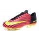 Chaussures Nike Football Hommes - Nike Mercurial Vapor 11 FG Rose Volt Noir