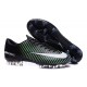 Chaussures Nike Football Hommes - Nike Mercurial Vapor 11 FG Noir Blanc Bleu Volt