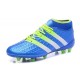 Nouvelles - Chaussures adidas ACE 16.1 Primeknit FG/AG Bleu Vert Blanc