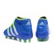 Nouvelles - Chaussures adidas ACE 16.1 Primeknit FG/AG Bleu Vert Blanc