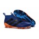 Adidas Ace16+ Purecontrol FG/AG Chaussures de Football Pour Homme Bleu Orange Noir