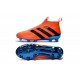Adidas Ace16+ Purecontrol FG/AG Chaussures de Football Pour Homme Bleu Orange Noir