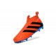 Adidas Ace16+ Purecontrol FG/AG Chaussures de Football Pour Homme Bleu Orange Noir