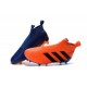 Adidas Ace16+ Purecontrol FG/AG Chaussures de Football Pour Homme Bleu Orange Noir