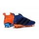 Adidas Ace16+ Purecontrol FG/AG Chaussures de Football Pour Homme Bleu Orange Noir