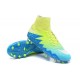Nike HyperVenom Phantom 2 FG Chaussures de football Bleu Volt Blanc