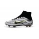 Nouveau Chaussure de Football Nike Mercurial Superfly Heritage FG Argenté Noir Volt