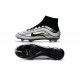 Nouveau Chaussure de Football Nike Mercurial Superfly Heritage FG Argenté Noir Volt
