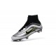 Nouveau Chaussure de Football Nike Mercurial Superfly Heritage FG Argenté Noir Volt