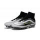 Nouveau Chaussure de Football Nike Mercurial Superfly Heritage FG Argenté Noir Volt