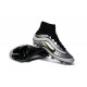 Nouveau Chaussure de Football Nike Mercurial Superfly Heritage FG Argenté Noir Volt
