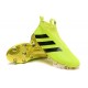 Adidas Ace16+ Purecontrol FG/AG Chaussures de Football Pour Homme Volt Or Noir