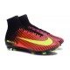 Nouveau Chaussure de Football Nike Mercurial Superfly V FG Carmin Volt Rose