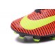 Nouveau Chaussure de Football Nike Mercurial Superfly V FG Carmin Volt Rose