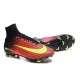 Nouveau Chaussure de Football Nike Mercurial Superfly V FG Carmin Volt Rose
