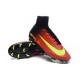 Nouveau Chaussure de Football Nike Mercurial Superfly V FG Carmin Volt Rose