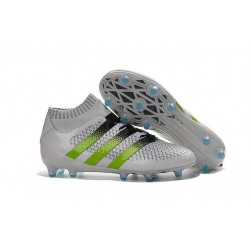 Nouvelles - Chaussures adidas ACE 16.1 Primeknit FG/AG Blanc Vert Noir