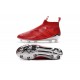 Adidas Ace16+ Purecontrol FG/AG Chaussures de Football Pour Homme Argenté Rouge
