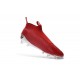 Adidas Ace16+ Purecontrol FG/AG Chaussures de Football Pour Homme Argenté Rouge