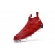 Adidas Ace16+ Purecontrol FG/AG Chaussures de Football Pour Homme Argenté Rouge