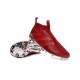 Adidas Ace16+ Purecontrol FG/AG Chaussures de Football Pour Homme Argenté Rouge