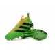 Adidas Ace16+ Purecontrol FG/AG Chaussures de Football Pour Homme Solar Vert Jaune Noir - Jeux Olympiques Brésil