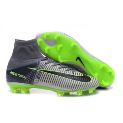 Nouvelles - Chaussure Nike Mercurial Superfly 5 FG pour Homme Gris Noir Vert